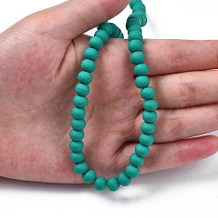 Handmade Polymer Clay Beads Strands&nbsp;X-CLAY-N008-053-05