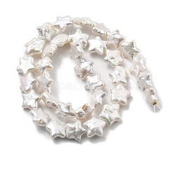 Natural Baroque Keshi Pearl Beads Strands&nbsp;PEAR-P064-04B-01A