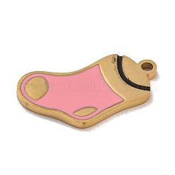 Christmas Theme 304 Stainless Steel Enamel Charms&nbsp;STAS-Z093-02H