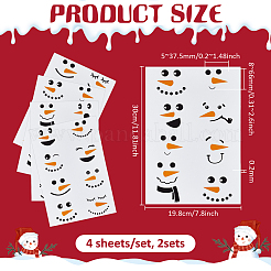 PVC Expression Decorative Stickers&nbsp;DIY-WH0683-80C