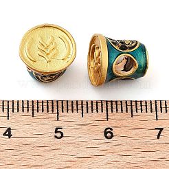 Alloy Enamel European Beads&nbsp;ENAM-M008-09G-02
