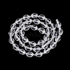 Natural Quartz Crystal Beads Strands&nbsp;G-N342-35-8x6-15