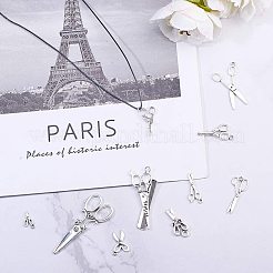 Tibetan Style Alloy Pendants&nbsp;TIBEP-PH0004-87-WH