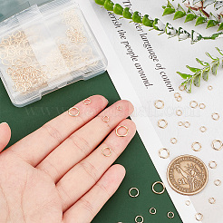 300Pcs 6 Sizes Brass Open Jump Rings&nbsp;KK-PH0009-24