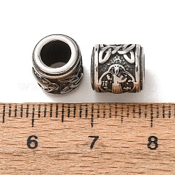 316 Surgical Stainless Steel European Beads&nbsp;SA-CBA7555-01AS-10