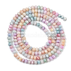 Electroplate Rondelle Glass Beads Strands&nbsp;GL-T021-2x2.5mm-17-25