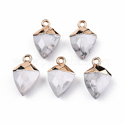 Natural Howlite Pendants&nbsp;G-N326-134-10