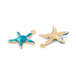 Rack Plating Brass Enamel  Pendants&nbsp;KK-B053-30G