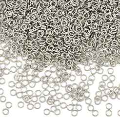 SHEGRACE Brass Open Jump Rings&nbsp;XGR0077P-11P