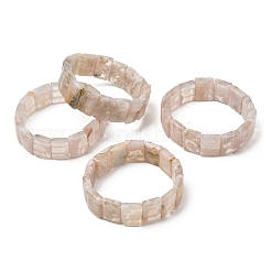 Natural Cherry Blossom Agate Beads Stretch Bracelets for Women&nbsp;BJEW-A168-01