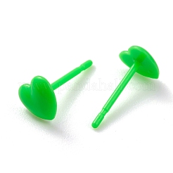 Eco-Friendly Plastic Stud Earrings&nbsp;EJEW-H120-03B-02