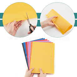 7 Sheets 7 Colors A4 PVC Frosted Sheet&nbsp;DIY-NB0008-27
