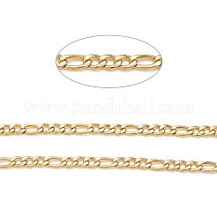 Ion Plating(IP) 304 Stainless Steel Figaro Chains&nbsp;CHS-H007-30G