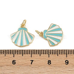 Brass Enamel Charms&nbsp;KK-L241-19G