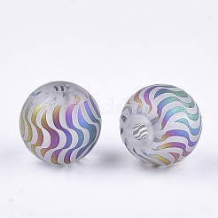 Electroplate Glass Beads&nbsp;EGLA-S178-02E