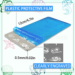 Stainless Steel DIY Nail Art Templates&nbsp;MRMJ-WH0092-054