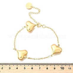304 Stainless Steel Link Bracelets for Women&nbsp;BJEW-P354-01A-G