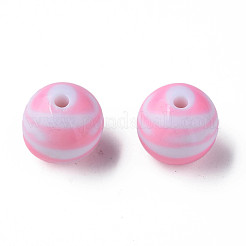 Opaque Striped Acrylic Beads&nbsp;MACR-S373-27B-05