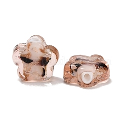 Handmade Gold Sand Lampwork Beads&nbsp;LA-T032-02M