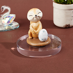 2Pcs Transparent Acrylic Display Decorations&nbsp;DJEW-CN0001-51
