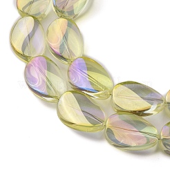Transparent Electroplate Glass Bead Strands&nbsp;EGLA-C001-FR03