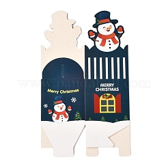 Christmas Theme Paper Fold Gift Boxes&nbsp;CON-G012-04D