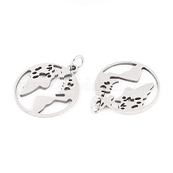 Non-Tarnish 201 Stainless Steel Pendants&nbsp;STAS-S105-T562D-1