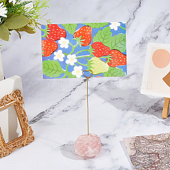 Heart Iron Memo Photo Stand Holder&nbsp;AJEW-WH0650-75