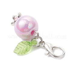Round Acrylic Pendant Decorations&nbsp;HJEW-JM04279-02