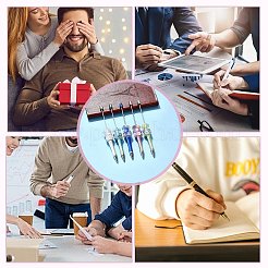 5Pcs 5 Colors Plastic Beadable Pen&nbsp;AJEW-SZ0002-87