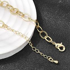6.5MM Brass Cabel Chain Necklaces for Women&nbsp;NJEW-F366-05B