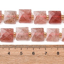 Natural Strawberry Quartz Beads Strands&nbsp;G-F839-A07-01