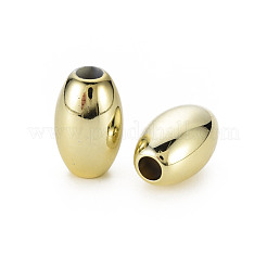 UV Plating Acrylic European Large Hole Beads&nbsp;PACR-T005-23A