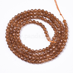 Natural Orange Garnet Beads Strands&nbsp;G-R462-029A