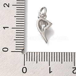 Rack Plating Brass Micro Pave Cubic Zirconia Charms&nbsp;KK-I720-64P