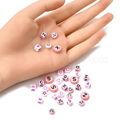 200Pcs  Opaque Acrylic Beads&nbsp;MACR-FP0001-24