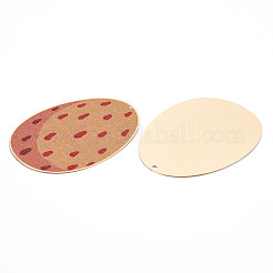 Spray Painted Brass Pendants&nbsp;KK-N223-20-05-NR
