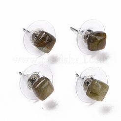 Gemstone Ear Studs&nbsp;EJEW-K091-01P