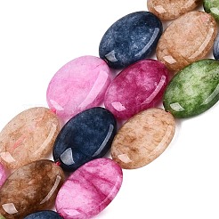 Dyed Natural White Jade Beads Strands&nbsp;G-N370-01A-20