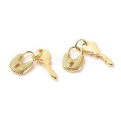 Brass Pendants&nbsp;KK-P208-03G-RS