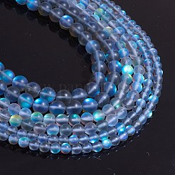 Synthetic Moonstone Beads Strands&nbsp;G-SZ0001-81D