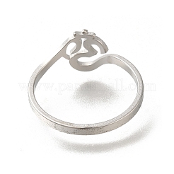 304 Stainless Steel Rings for Women&nbsp;RJEW-S238-09P