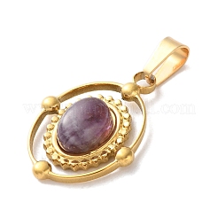 Natural Amethyst Pendants&nbsp;STAS-C120-14G-08