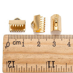 Ion Plating(IP) 304 Stainless Steel Ribbon Crimp Ends&nbsp;STAS-F075-02