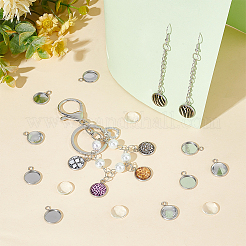 DIY Half Round Pendants Making Kits&nbsp;DIY-UN0002-40P