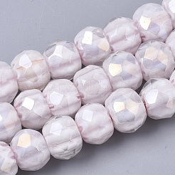 Handmade Millefiori Lampwork Beads Strands&nbsp;LAMP-R143-02
