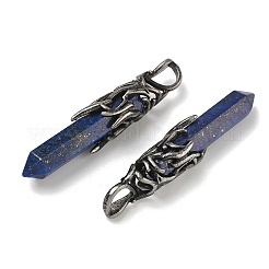 Dyed Natural Lapis Lazuli Pendants&nbsp;G-H332-10AS-07