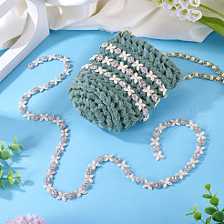 Flower Iron Rhinestone Cup Chains&nbsp;FIND-TAC0007-19