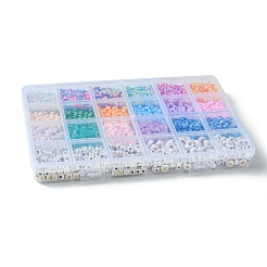 DIY Donut Glass & Acrylic Beads Bracelets Making Kits&nbsp;DIY-FS0007-68