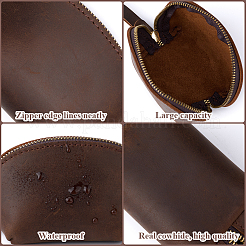 Leather Credit Card Wallets for Women Men&nbsp;AJEW-WH20007-10A